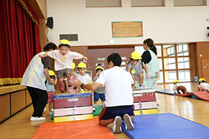 体操教室　楽しかったね　あひる