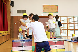 体操教室　楽しかったね　あひる