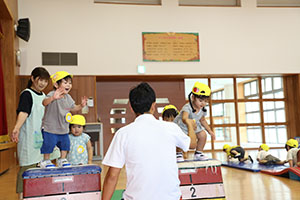 体操教室　楽しかったね　あひる