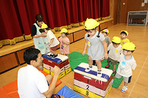 体操教室　楽しかったね　あひる