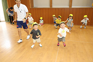 体操教室　楽しかったね　あひる