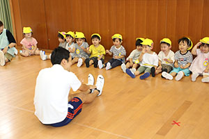 体操教室　楽しかったね　あひる