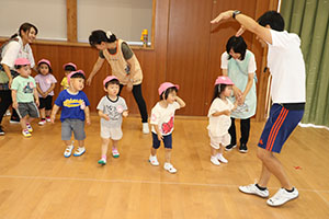 体操教室　楽しかったね　ひよこ
