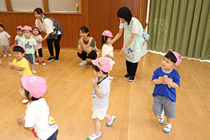 体操教室　楽しかったね　ひよこ