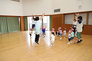 体操教室　楽しかったね　ひよこ