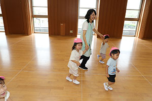 体操教室　楽しかったね　ひよこ