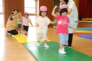 体操教室　楽しかったね　ひよこ