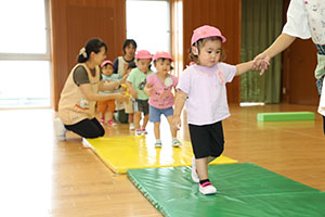 体操教室　楽しかったね　ひよこ