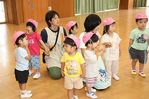 体操教室　楽しかったね　ひよこ