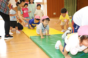 体操教室　楽しかったね　ひよこ
