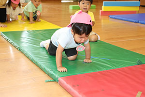 体操教室　楽しかったね　ひよこ