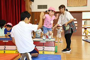 体操教室　楽しかったね　ひよこ