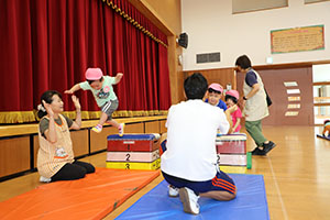 体操教室　楽しかったね　ひよこ