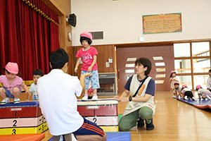 体操教室　楽しかったね　ひよこ