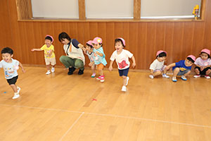 体操教室　楽しかったね　ひよこ