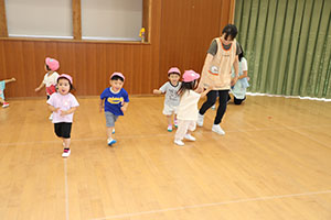 体操教室　楽しかったね　ひよこ