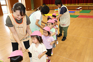 体操教室　楽しかったね　ひよこ