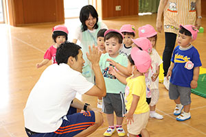 体操教室　楽しかったね　ひよこ