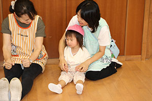体操教室　楽しかったね　ひよこ