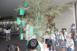 短冊に願いを込めて・・・☆彡　年長組