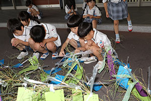 短冊に願いを込めて・・・☆彡　年長組
