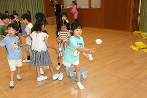 エンゼル七夕まつり　おかしのつかみどり・的あて・わなげ　年長・ぺんぎん　NO.2