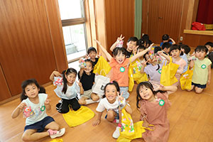 エンゼル七夕まつり　おかしのつかみどり・的あて・わなげ　年長・ぺんぎん　　NO.1