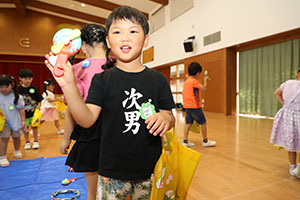 エンゼル七夕まつり　おかしのつかみどり・的あて・わなげ　年長・ぺんぎん　　NO.1