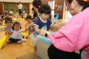 エンゼル七夕まつり　おかしのつかみどり・的あて・わなげ　年長・ぺんぎん　　NO.1