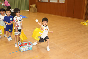 エンゼル七夕まつり　おかしのつかみどり・的あて・わなげ 　年中・　ひよこ・あひる　 NO.2