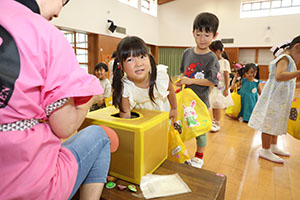 エンゼル七夕まつり　おかしのつかみどり・的あて・わなげ 　年中・　ひよこ・あひる　 NO.2