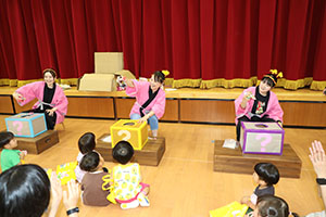 エンゼル七夕まつり　おかしのつかみどり・的あて・わなげ 　年中 ・ひよこ・あひる　NO.1