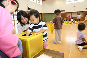 エンゼル七夕まつり　おかしのつかみどり・的あて・わなげ 　年中 ・ひよこ・あひる　NO.1