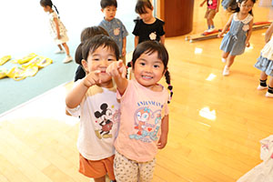 エンゼル七夕まつり　ヨーヨーすくい　年少