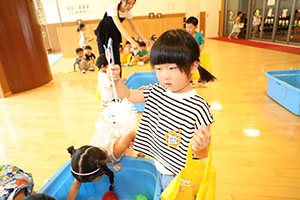 エンゼル七夕まつり　ヨーヨーすくい　年少