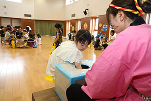 エンゼル七夕まつり　おかしのつかみどり・的あて・わなげ 　年少　 NO.1