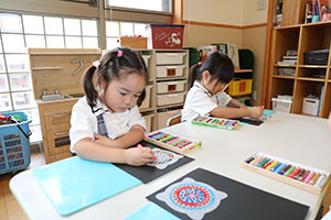 花火の制作　ばら