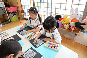 花火の制作　ばら