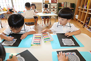 花火の制作　ばら