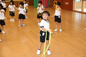 体操教室　ー跳び箱ー　たんぽぽ