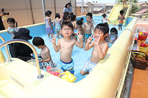 プール活動！楽しかったね！　ひまわり