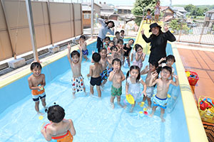 プール活動！楽しかったね！　ひまわり