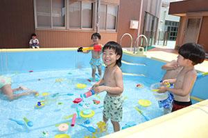 プール活動！楽しかったね！　ばら