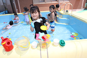 プール活動！楽しかったね！　すみれ