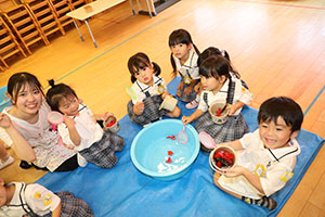 金魚すくいごっこ　ぱんだ