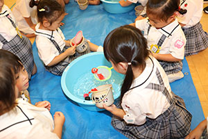 金魚すくいごっこ　ぱんだ