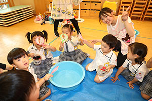 金魚すくいごっこ　ぱんだ
