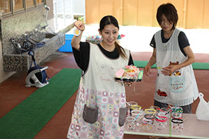カラフル流しそうめん　楽しかったね！　こあら・ぱんだ