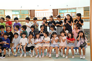 年長お泊り保育1. 　朝の寝顔　ー２日目－　NO．2