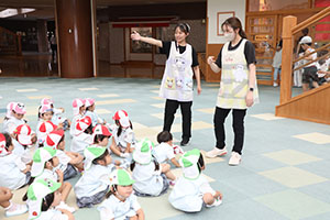 綱引き楽しかったね　年少組